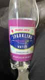 Trader Joe's Sparkling Raspberry Lime Water