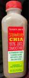 Trader Joe's Strawberry Chia 100% Juice Smoothie