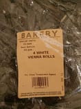 Sainsbury's 4 white Vienna style crusty rolls