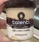 Talenti Coffee cookie crumble gelato layers