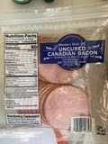 Member's Mark Uncured Canadian Bacon