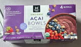 Member's Mark Organic Açai Bowls topped with Fruit and Granola