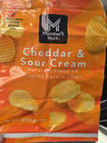 Member's Mark Cheddar & Sour Cream Naturally Flavored Rippled Potato Chips