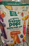 Member's Mark Organic Freezer Pops