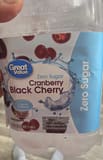 Great Value Zero Sugar Cranberry Black Cherry