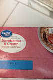 Great Value Strawberries & Cream Instant Oatmeal