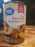 Great Value Sliced peaches in juice