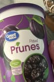 Great Value Pitted prunes