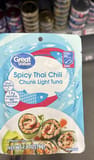 Great Value Spicy Thai Chili Chunk Light Tuna