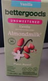 Bettergoods Vanilla Almondmilk