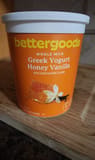 Bettergoods Greek Yogurt Honey Vanilla