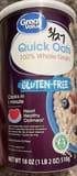 Great Value Quick Oats 100% Whole Grain