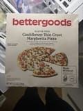 Bettergoods Cauliflower Thin Crust Margherita Pizza