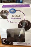 Great Value Frosted Mini Donuts