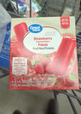 Great Value Strawberry Fruit Bar/Paleta