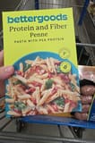 Bettergoods Protein and fiber pene pasta with pep protein slash