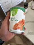 Amazon Fresh Sliced Carrots