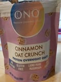 Ono Cinnamon oat crunch protein overnight oats