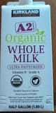 Costco Whole Milk (Organic)