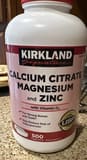 Kirkland Signature Calcium Citrate Magnesium and Zinc