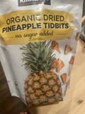 Kirkland Signature Organic pineapple tidbits