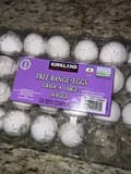 Kirkland Signature Free Range Eggs Grade A Large