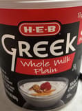 H-E-B Greek Whole Milk Plain