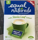 Equal Naturals Zero Calorie Sweetener with Stevia Leaf Extract