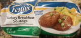 Festive Turkey Breakfast Sausage, with mechanically separated turkey added, 85% lean 15% fat