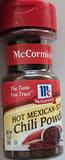 Mccormick Hot Mexican-Style Chili Powder
