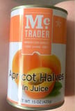 Mc.Trader Apricot halves in juice