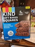 Kind Soft Baked Squares Chocolate Almond Flour Brownie