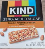 Kind Zero Added Sugar Caramel Almond & Sea Salt