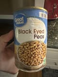 Great Value Black Eyed Peas