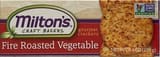 Milton's Craft Bakers Fire Roasted Vegetable Gourmet Crackers