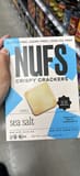 Nufs CRISPY CRACKERS sea salt