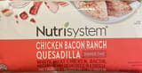 Nutrisystem Chicken Bacon Ranch Quesadilla