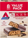 Atkins Protein Meal Bar, Chocolate peanut butter