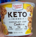 Duncan Hines Keto friendly chocolate chip cookie mix