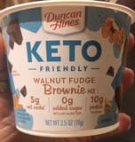 Duncan Hines Keto friendly Walnut fudge brownie