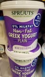 Sprouts Farmers Market Non-Fat Greek Yogurt Plain