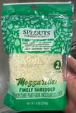 Sprouts Farmers Market Mozzarella Low Moisture Part-Skim Shredded
