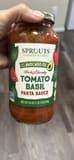 Sprouts Farmers Market Thick & Chunky Tomato Basil Pasta Sauce
