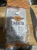 Izzio Ciabatta Italian Table Bread