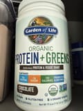 Garden of Life Protein + Greens Chocolate Powder