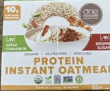 One Degree Organic Foods Protein Oatmeal Brown Sugar