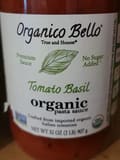 Organico Bello Tomato Basil Organic Pasta Sauce