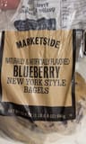 Marketside Blueberry bagel