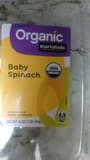 Marketside Organic Baby Spinach
