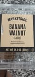 Marketside Banana Walnut Cake